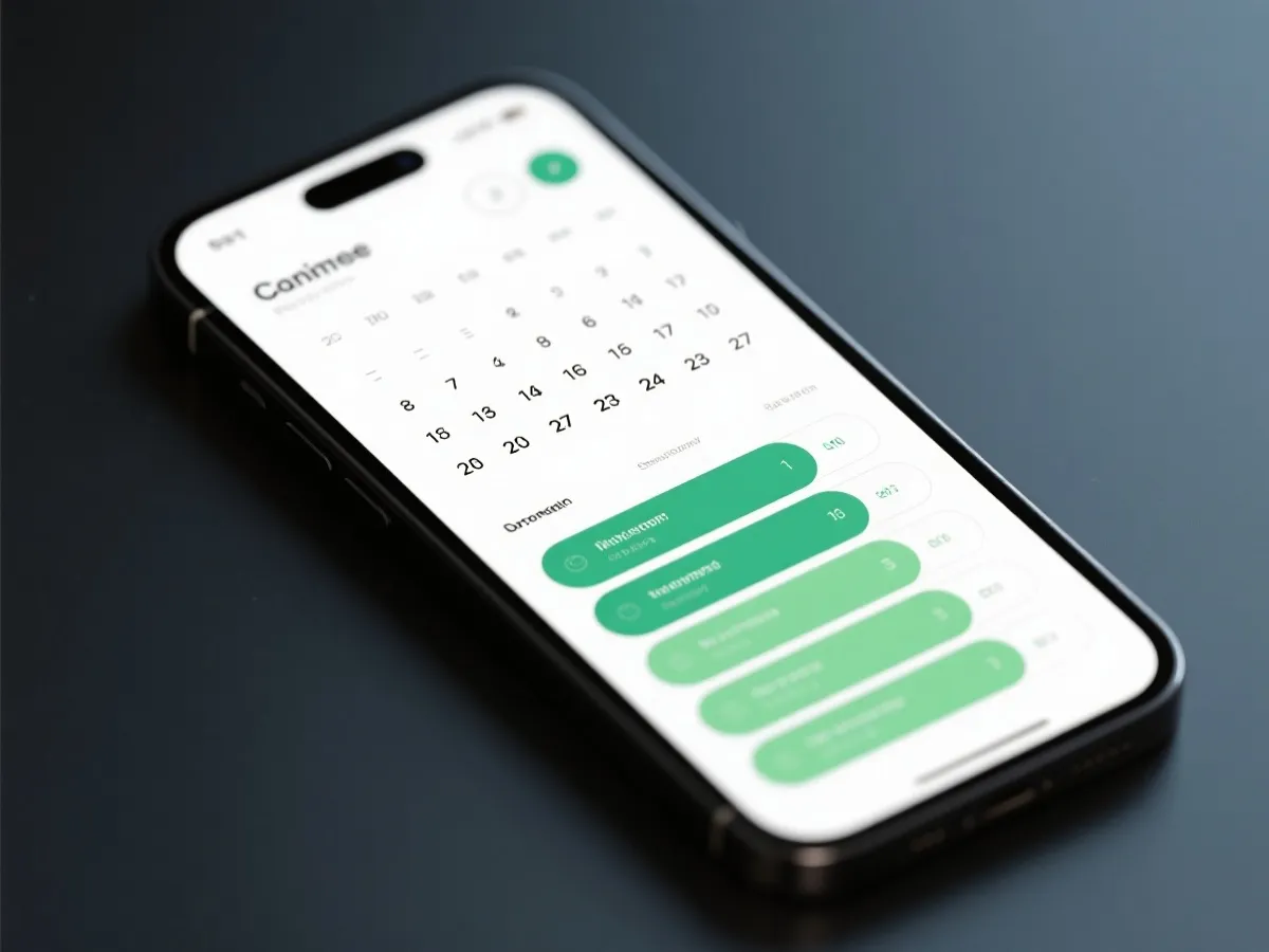 手机赛程与提醒的示意图