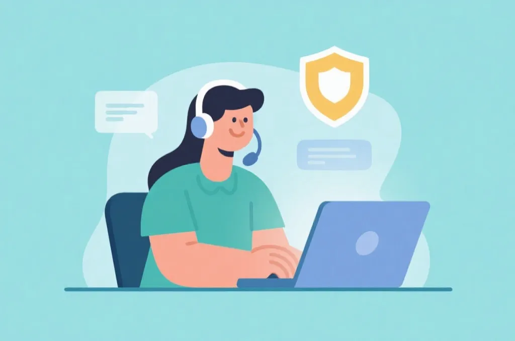 专业安全的在线客服支持